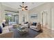 Spacious living room with ample natural light and comfortable seating at 22408 76Th E Ave, Bradenton, FL 34211