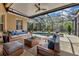 Relaxing screened-in pool area with comfortable seating at 22408 76Th E Ave, Bradenton, FL 34211