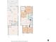 Two-story home floor plan with covered patio, Gathering room and garage at 7022 Chatum Light Run, Bradenton, FL 34212