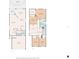Detailed two-story floor plan including dimensions for each room at 7022 Chatum Light Run, Bradenton, FL 34212