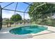 Inviting screened pool with ample surrounding deck space at 7022 Chatum Light Run, Bradenton, FL 34212