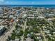 Aerial view of city, bay, and bridge at 1677 4Th St, Sarasota, FL 34236