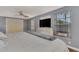 Spacious main bedroom with large bed and TV at 3917 Cochise Ter, Sarasota, FL 34233