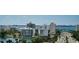 Aerial view showcasing waterfront property and bridge at 1255 N Gulfstream Ave # 1003, Sarasota, FL 34236