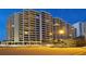 Building exterior view at night at 1255 N Gulfstream Ave # 1003, Sarasota, FL 34236