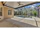 Screened pool and spa with a covered patio at 22408 76Th E Ave, Bradenton, FL 34211