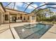 Spacious patio with a relaxing pool and spa at 22408 76Th E Ave, Bradenton, FL 34211