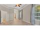 Main bedroom with hardwood floors and en-suite bathroom access at 22408 76Th E Ave, Bradenton, FL 34211