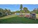 Community kayak and canoe storage area nestled near the waterway and building at 236 Hidden Bay Dr # 301, Osprey, FL 34229