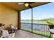 Screened lanai with peaceful golf and lake views at 6519 Grand Estuary Trl # 205, Bradenton, FL 34212