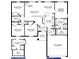 Four-bedroom, two-bathroom house with a two-car garage at 1010 Huntington St, North Port, FL 34288