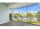 Spacious screened balcony with view of the community at 5117 Melbourne St # B201, Punta Gorda, FL 33980