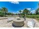 Community fire pit with seating at 3360 Chestertown Loop, Bradenton, FL 34211