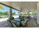 Relaxing poolside patio furniture with views of the community pool at 3360 Chestertown Loop, Bradenton, FL 34211