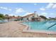 Refreshing community pool with plenty of lounge chairs at 4224 Madeira Ct # 3309, Sarasota, FL 34233