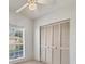 Spacious bedroom with large closet and window at 6933 43Rd E Ct, Sarasota, FL 34243