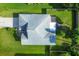 Bird's eye view of the house and surrounding landscape at 6933 43Rd E Ct, Sarasota, FL 34243