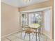 Bright breakfast nook with a view of the backyard at 6933 43Rd E Ct, Sarasota, FL 34243
