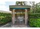 Quaint gazebo with seating for outdoor relaxation at 5956 Clubside Dr # 7651, Sarasota, FL 34243