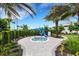 Enjoy the peaceful spa with lush landscaping at 14480 Eagle Branch Dr, Nokomis, FL 34275
