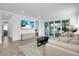 Bright living area with neutral decor and seamless access to the outdoor living space at 11746 Little River Way, Parrish, FL 34219