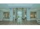 Bright lobby area with modern finishes, decor, and ample seating for residents and guests at 9018 Sunray Cv, Parrish, FL 34219