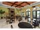 Relaxing clubhouse lounge with fireplace and seating at 220 Capriana Ct, Nokomis, FL 34275