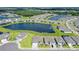 Single Gathering home in a quiet residential neighborhood with a lake at 9018 Sunray Cv, Parrish, FL 34219
