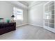 Bright office with hardwood floors and window at 341 Villoresi Blvd, Nokomis, FL 34275