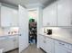 Walk-in pantry with ample shelving at 341 Villoresi Blvd, Nokomis, FL 34275