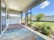 Spacious screened porch overlooking the backyard at 341 Villoresi Blvd, Nokomis, FL 34275