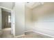 Empty bedroom with new carpet, neutral walls, and ceiling fan at 13814 Nighthawk Ter, Lakewood Ranch, FL 34202