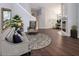 Living room with fireplace and comfortable seating at 13814 Nighthawk Ter, Lakewood Ranch, FL 34202