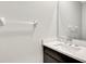 Small bathroom with a vanity and a mirror at 12354 Nantahala Run, Parrish, FL 34219
