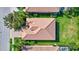 Top-down view of a home with a large backyard at 9019 Heritage Sound Dr, Bradenton, FL 34212