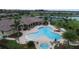 Luxury resort-style pool with spa and lounge area at 9019 Heritage Sound Dr, Bradenton, FL 34212