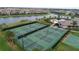 Well-lit community pickleball courts at 9019 Heritage Sound Dr, Bradenton, FL 34212