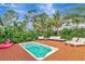 Enjoy this private pool and spa with plenty of surrounding lounge space at 8175 Dittmar St, Port Charlotte, FL 33981