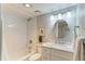 Clean bathroom with white subway tile and vanity at 512 W Venice Ave # 403, Venice, FL 34285