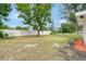 Large backyard with a privacy fence at 1610 Marilyn Ave, Bradenton, FL 34207