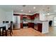 Modern kitchen featuring stainless steel appliances and granite countertops at 823 32Nd E Ave, Bradenton, FL 34208
