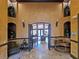 Elegant community clubhouse lobby with comfortable seating at 4160 Central Sarasota Pkwy # 613, Sarasota, FL 34238