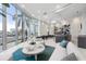 Spacious lobby with comfortable seating and city views at 301 Quay Commons # 1209, Sarasota, FL 34236