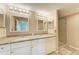 Double vanity bathroom with granite countertop and walk-in shower at 2625 Terra Ceia Bay Blvd # 205, Palmetto, FL 34221