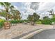 Community patio with seating area and brick pavers at 2625 Terra Ceia Bay Blvd # 205, Palmetto, FL 34221