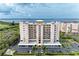 Aerial view of condo building near the water at 2625 Terra Ceia Bay Blvd # 205, Palmetto, FL 34221