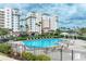 Inviting community pool with lounge chairs and gazebo, perfect for relaxation at 2625 Terra Ceia Bay Blvd # 205, Palmetto, FL 34221