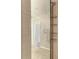 Walk-in shower with glass enclosure and built-in shelving at 2625 Terra Ceia Bay Blvd # 205, Palmetto, FL 34221