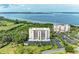 Aerial view of waterfront community, showcasing its prime location and amenities at 2625 Terra Ceia Bay Blvd # 205, Palmetto, FL 34221