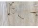 Walk-in shower with grab bar and built-in shelving at 2625 Terra Ceia Bay Blvd # 205, Palmetto, FL 34221